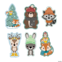 Winter Woodland Critters Cardstock Wall Cutouts-6Pk